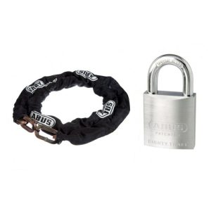 10Ks Chain 10Ks170Blk 10Mmx170Cm + 83/50 Padlock 8350 50Mm Body Gate Hardware