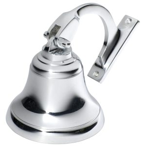 1293Cp Ships Bell Polished Chrome 100Mm Door Bells & Knockers