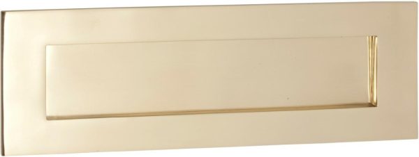 1351Pb Letter Plate Polished Brass 300X100Mm Letterboxes