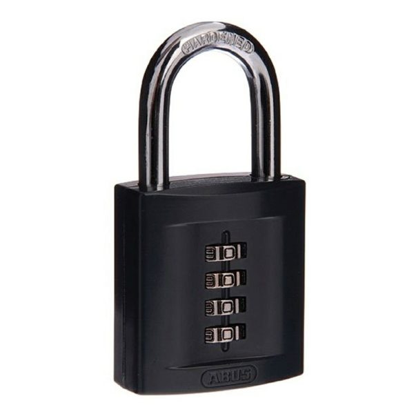 158/50 Heavy Duty Combination Padlock 50Mm Black 15850C Locks & Accessories