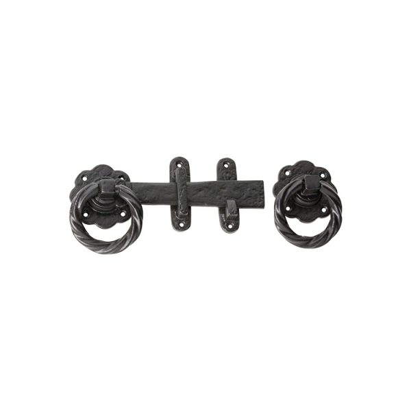 1868Mb Gate Latch Mi Matt Black Gate Hardware