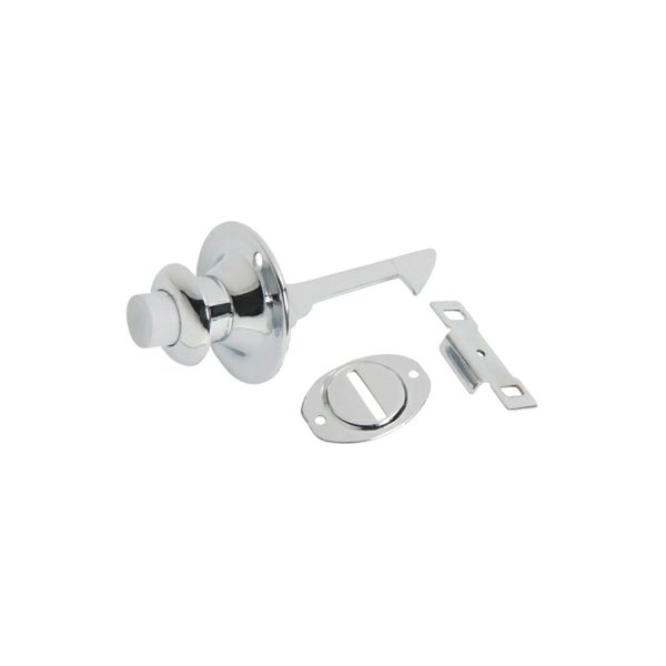 3103Cp Deco Press Button Catch Polished Chrome Cabinet Hardware