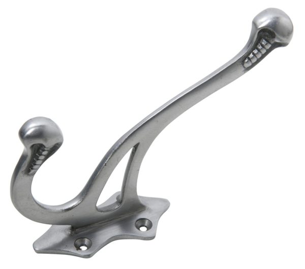 3953Pm Hat & Coat Hook Ci Polished Metal H145-P100Mm Door Hardware