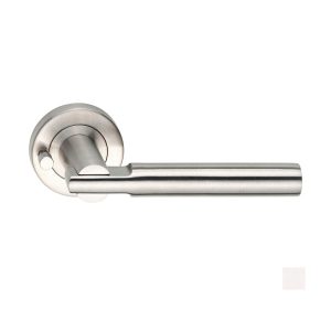 4300/105P Coastal Round Rose Privacy Door Handle Leverset – Available In Various Finishes Door Handles & Knobs