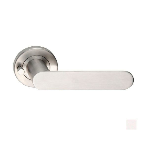 4300/110P Coastal Round Rose Privacy Door Handle Leverset – Available In Various Finishes Door Handles & Knobs