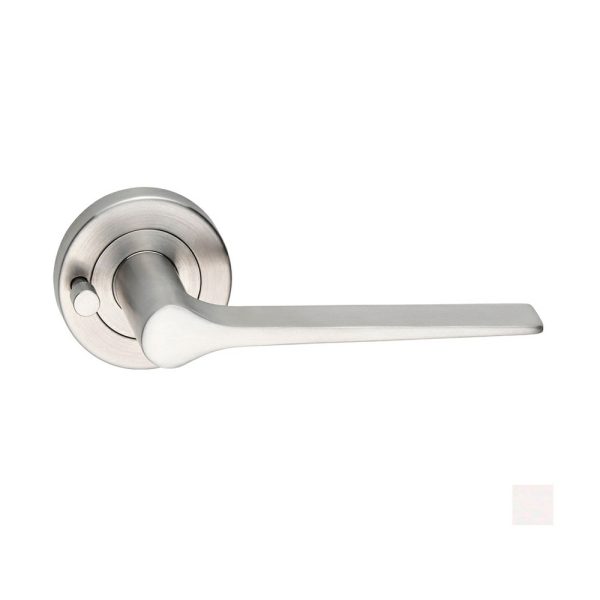 4300/34P Coastal Round Rose Privacy Door Handle Leverset – Available In Various Finishes Black Door Handles