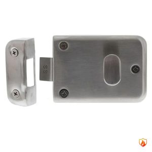 454 Nightlatch Fire Rated 60Mm Satin Stainless Steel L454Sss Deadlocks & Night Latches