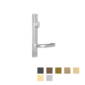 4904 Square End Plate With Turn And 70 Lever – Available In Various Finish Brass Door Handles