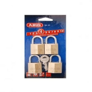 6530Quadsc Security Padlock Brass Shackle Keyed Alike Four Pack 30Mm Gate Hardware