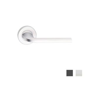 8300/1 Vision Passage Door Lever Handle On Round Rose – Customise To Your Needs Black Door Handles