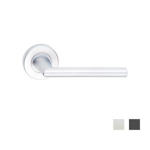 8300/8 Vision Door Lever Handle On Round Rose Passage – Customise To Your Need Door Handles & Knobs Lever Furniture