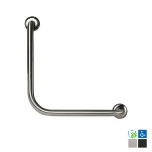 90 Degrees Ambulant Grab Rail 450X450Mm – Available In Various Finishes Bathroom Accessories