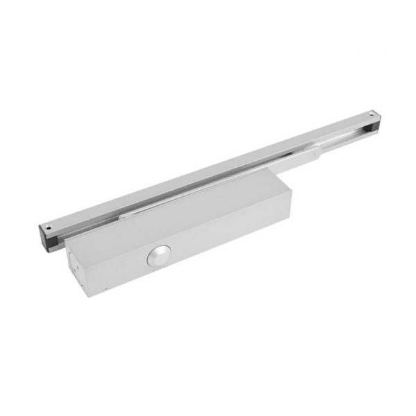 Adjustable Track Arm Closer 1-4 Back Check Silver Bnt-1130B-T-Se Door Closers & Floor Springs