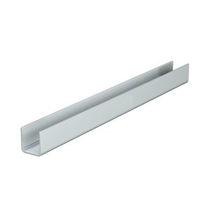 Aluminium Outer Guide Channel Clear Anodised 6500Mm T84762 Bifold & Sliding Door Hardware