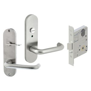 Ambulant Door Pack Ms2 Lock W/ Round Plate Turn Indicator And Lever Left Hand Dda Disabled Compliant