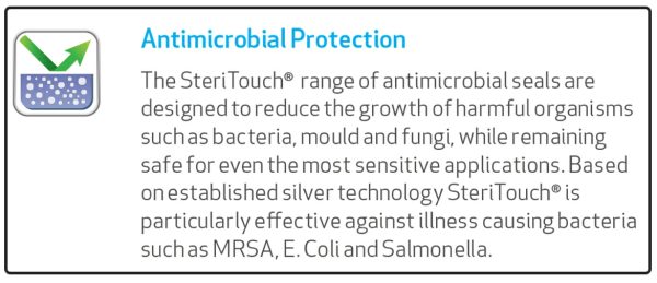 Antimicrobial Flexible Silicone Wipe Seal Is0602Amsi-50Metre Antimicrobial And Antibacterial