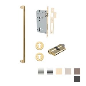 Baltimore Door Pull Handle Entrance Kit Key/Key 600Mm – Available In Various Finishes Door Hardware