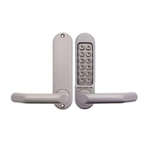 Borg Digital Door Lock Keyless Entry Fire Rated Satin Chrome Bl5001Sc Digital Locks