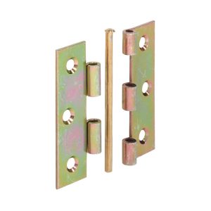 Butt Hinge Rolled With Separate Pin Yellow Chrome 354.11.940 Bifold & Sliding Door Hardware