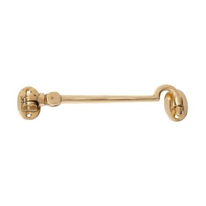 Cabin Hook Polished Brass 150Mm Td1518 Door Chains & Guards