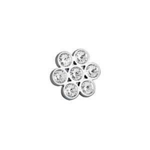 Cabinet Knob Bl1204 Bling Series Rigel Cluster 7 Stone Die-Cast Zinc Cabinet Hardware