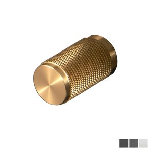 Cabinet Knurled Furniture Knob – Available In Various Finishes Cabinet Hardware