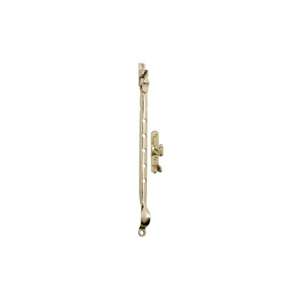 Casement Stay Sidemount Polished Brass 300Mm Td1705 Casement Stays