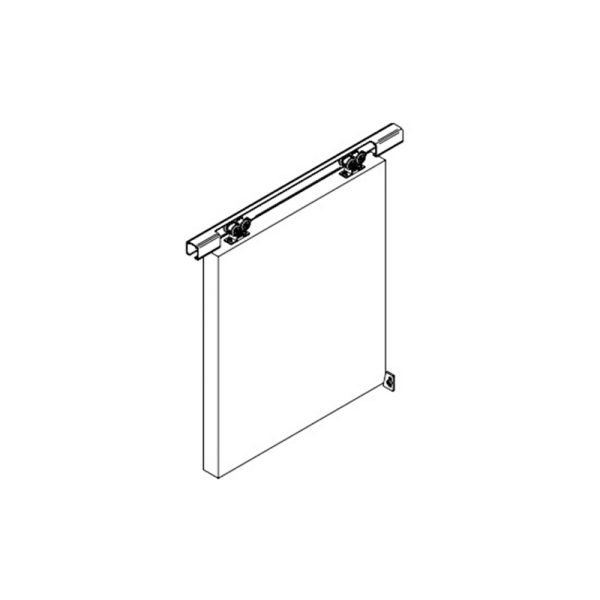 Cavity Run Sliding Door Track System For 60Kg Top Hung Panels 3000Mm Cr60-30/1 *Track System Only* Bifold & Sliding Door Hardware