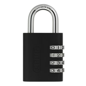 Combination Padlock With Resettable Code Black 158Kc/45Ap050 Locks & Accessories