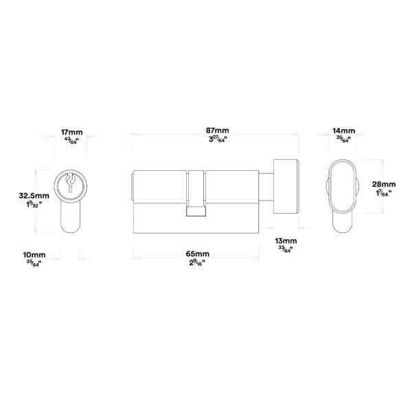 Como Door Lever Handle On Chamfered Backplate Entrance Kit Key/Key – Available In Various Finishes Architectural Door Hardware