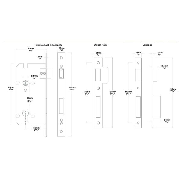 Como Door Lever Handle On Chamfered Backplate Entrance Kit Key/Key – Available In Various Finishes Architectural Door Hardware