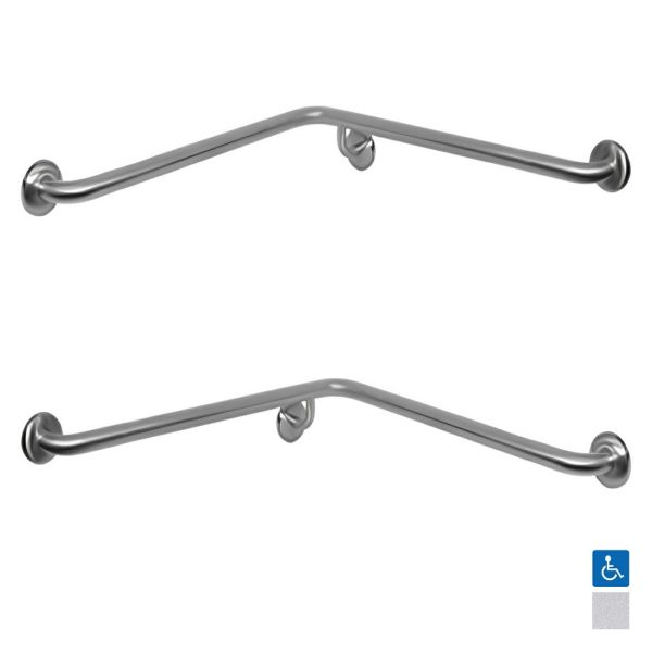 Corner Shower Grab Rail – Available In Left And Right Handing Bathroom Accessories