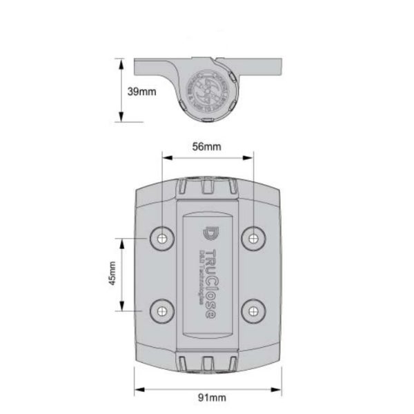 D&D Gate Lock Kit Lokklatch Deluxe Truclose Heavy Duty Hinge Lldabtchd1Ak Gate Hardware