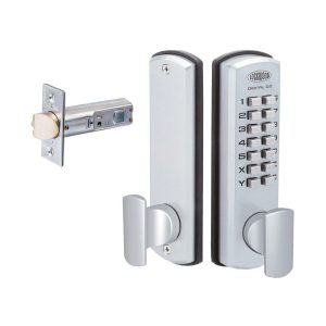 Digital Door Lock Entrance Set Satin Chrome 530Dxsc *Display Pack* Digital Locks