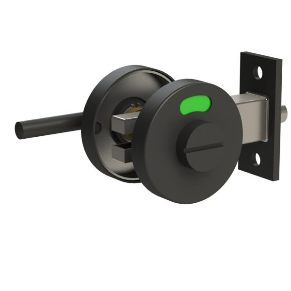 Disabled Compliant Privacy Indicator Mortice Bolt 60Mm Backset Matt Black C12226Mb Locks & Accessories