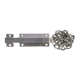 Door Chain Bolt Fire Rated Stainless Steel 100Mm Fire Rated L1851Sss Door Chains & Guards