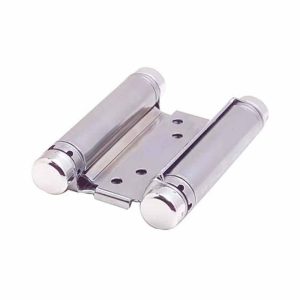 Door Hinge 4150-104 Double Action Spring 100Mm Satin Chrome Pair Bathroom Door Hardware