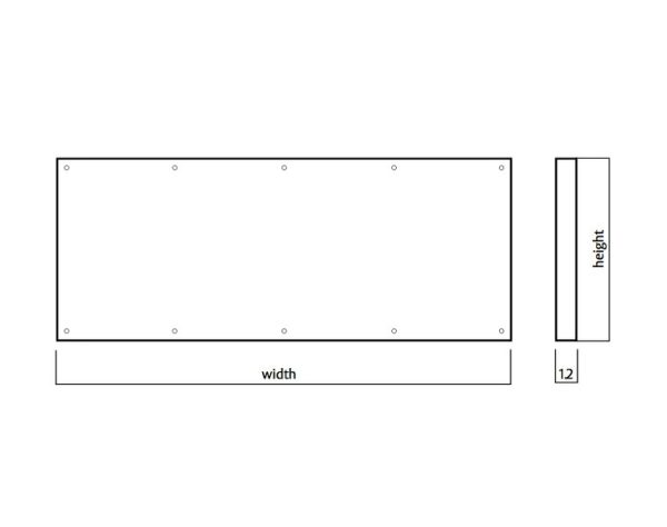 Door Kickplate 200Mm X 420-1220Mm Visible Fix Stainless Steel 1.2Mm Door Hardware