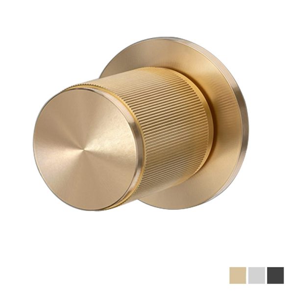 Door Knob Set Linear – Available In Various Finishes Door Handles & Knobs