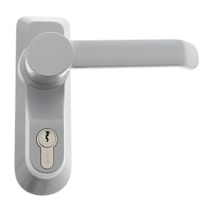 Door Lever Outside Access Trim Device Silver B1413/Le Door Handles & Knobs