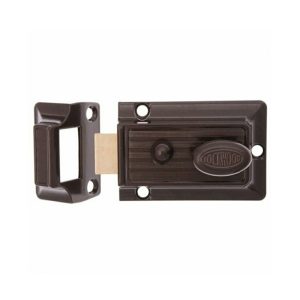 Door Lock 201 Rim Night Latch Snib No Cylinder Brown 201Nocyl Deadlocks & Night Latches