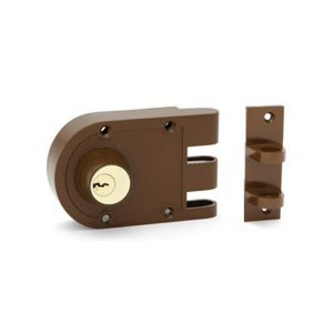 Door Lock Double Cylinder Anti Jemmy Deadlock Brown Rjp2Brdp Locks & Accessories