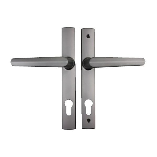 Door Lock Pack Induro Mortice Palladium Aria Levers Silver W/ Cylinder Commercial Door Hardware