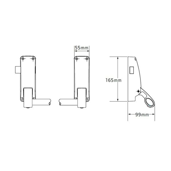 Door Reversible Rim Panic Latch Commercial Grade Fire Rated B378E/Se Commercial Door Hardware