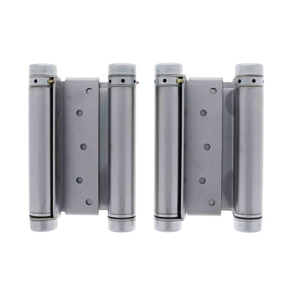 Double Action Spring Door Hinge 150Mm Satin Chrome 4150-154 Bathroom Door Hardware