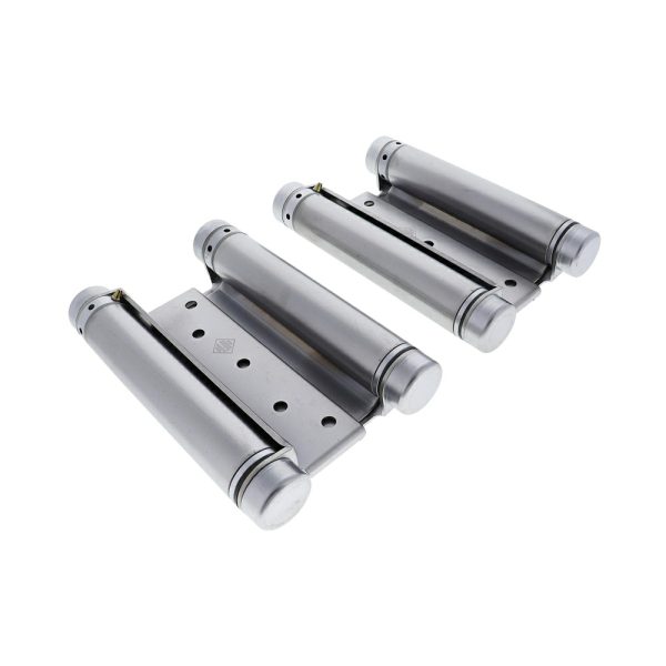 Double Action Spring Door Hinge 150Mm Satin Chrome 4150-154 Bathroom Door Hardware