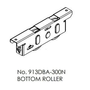 Double Wheel Adjustable Roller 913Dba300N For Timberoll 300Kg Sliding Panel Bifold & Sliding Door Hardware