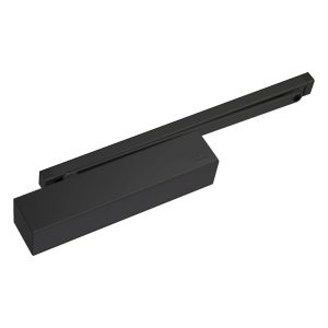 En1-5 Cam Action Door Closer Pull Side Black With Arm Fire Rated Ts93B 43090519 Door Closers & Floor Springs