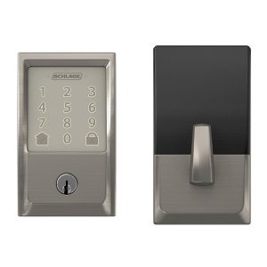 Encode Smart Lock Deadbolt Satin Nickel Sre60121 Works On Google Assist Deadlocks & Night Latches