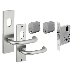 Entrance Door Pack 3572 Mortice Lock With Cylinder And Lever Furniture Commercial Door Hardware